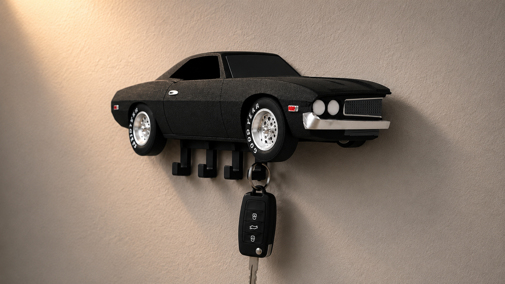 Dodge Challenger Wall Key Holder