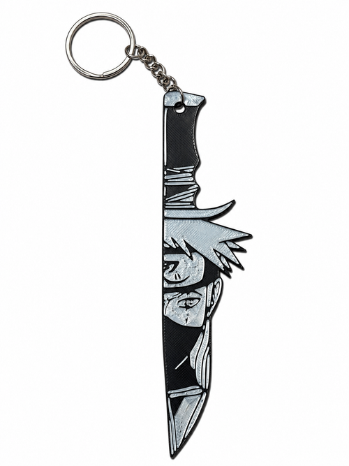 Anime Kunai Keychain Collection – 3D Printed Character Series